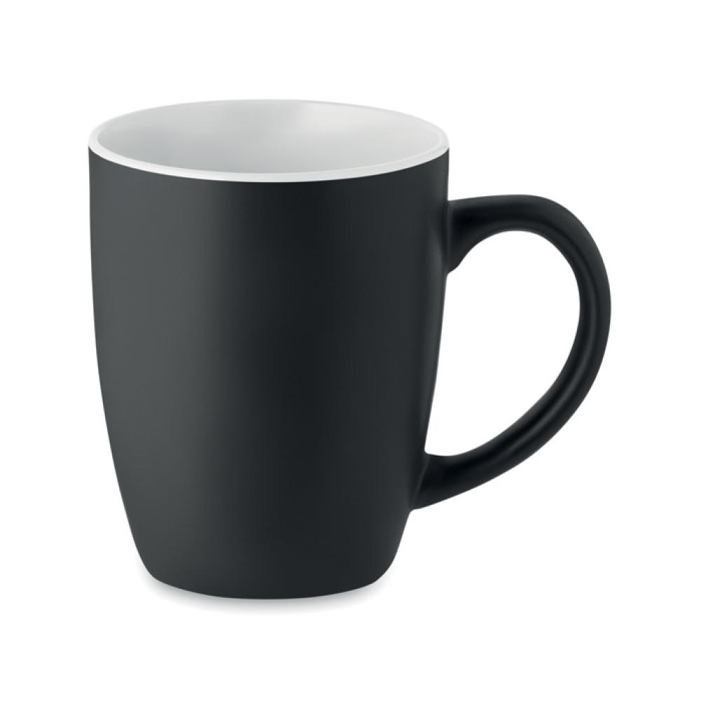 Taza cerámica bicolor 290 ml