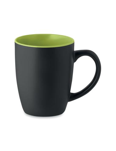 Taza cerámica bicolor 290 ml