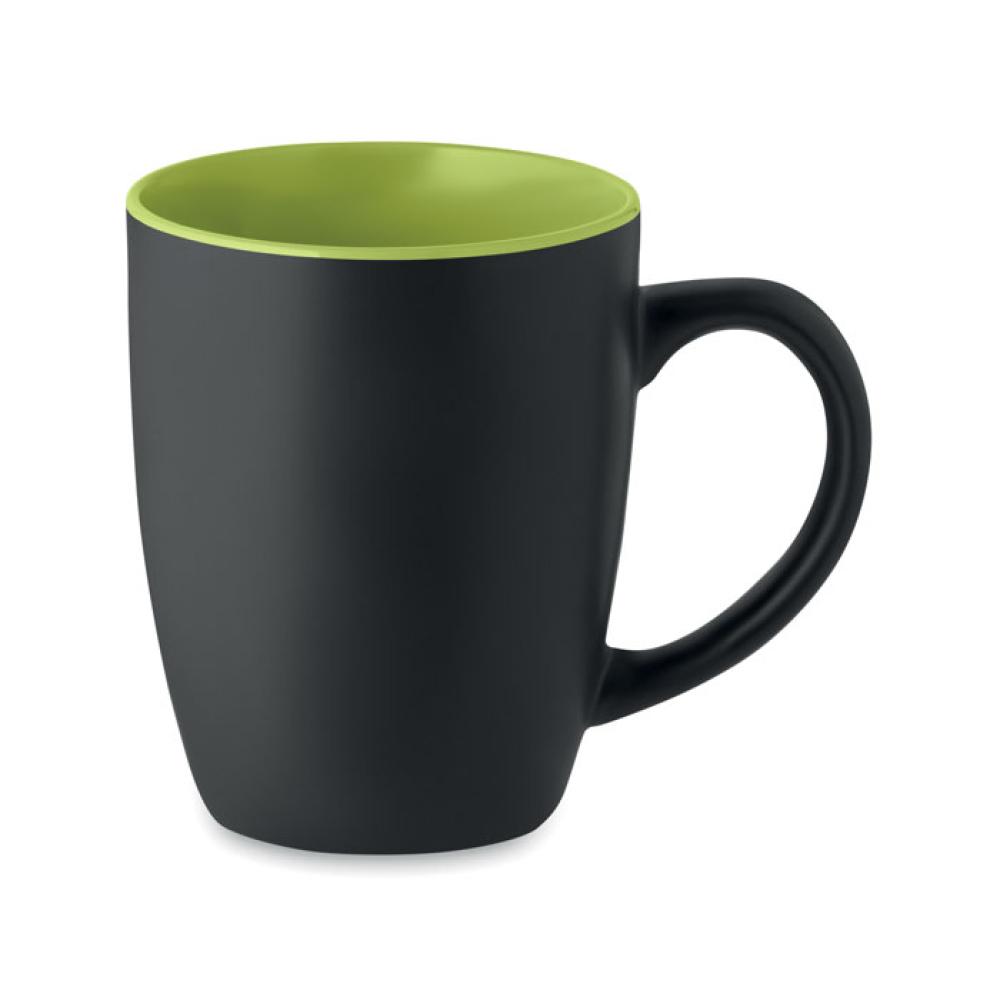 Taza cerámica bicolor 290 ml