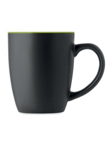 Taza cerámica bicolor 290 ml