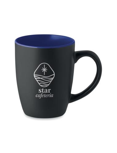 Taza cerámica bicolor 290 ml