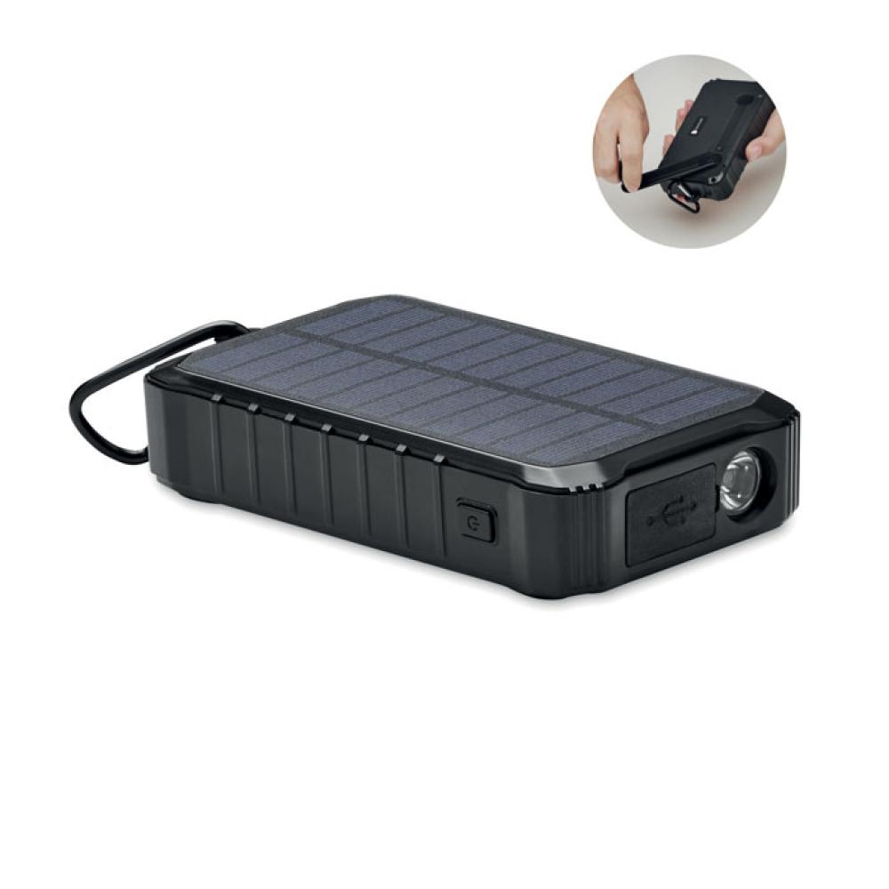 Cargador solar dinamo 8000 mAh