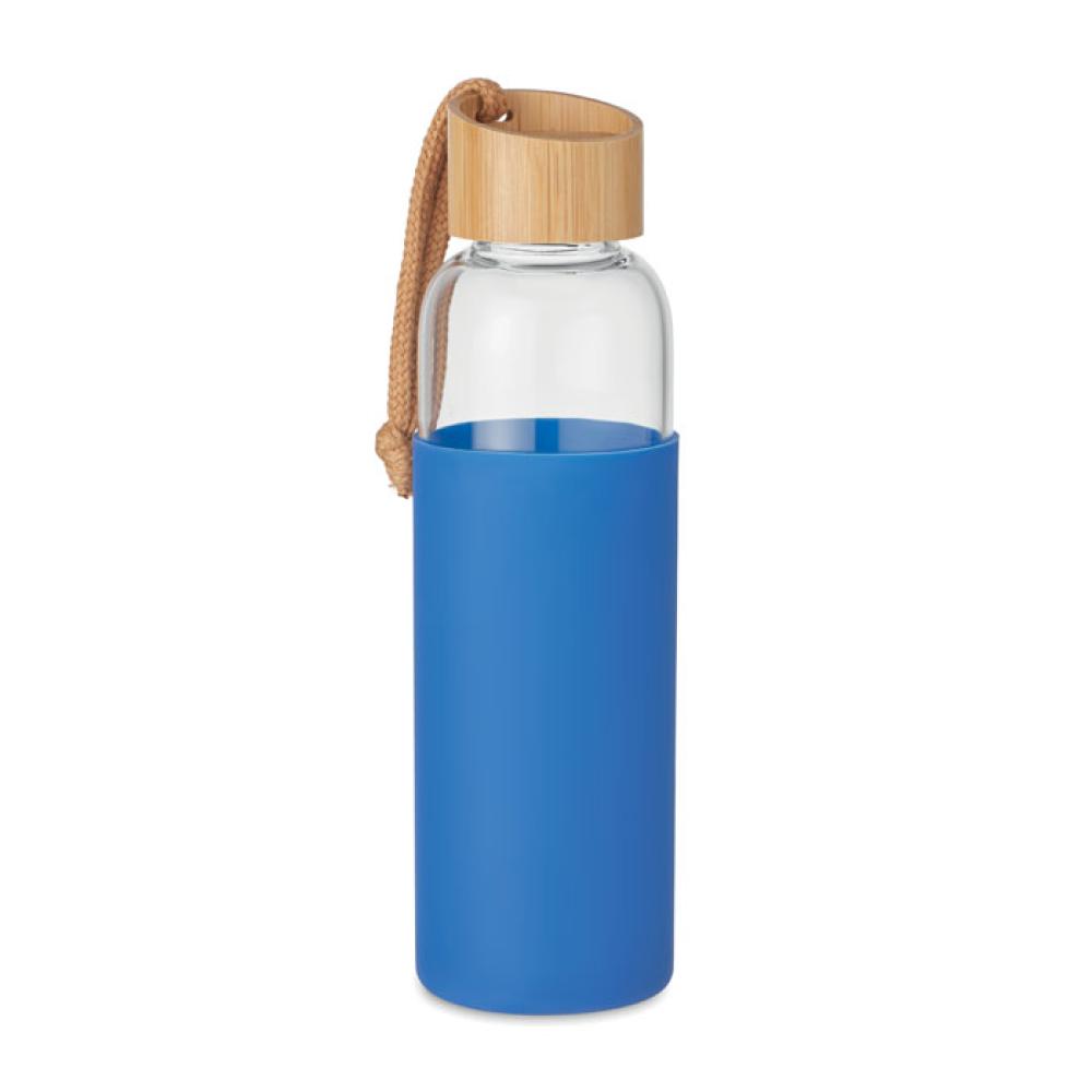 Botella vidrio 500 ml en funda