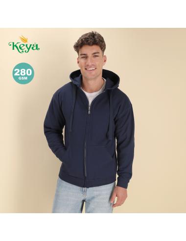 Sudadera Adulto Capucha + Cremallera "keya" SWZ280