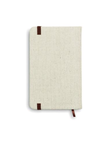 Cuaderno A6 con tapa de canvas